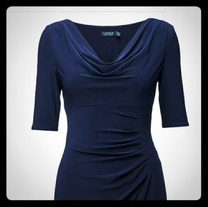 Ralph Lauren black evening dress